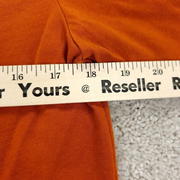 REI T-Shirt Mens Small Orange Short Sleeve Crew Neck Standard Fit - Picture 6 of 9